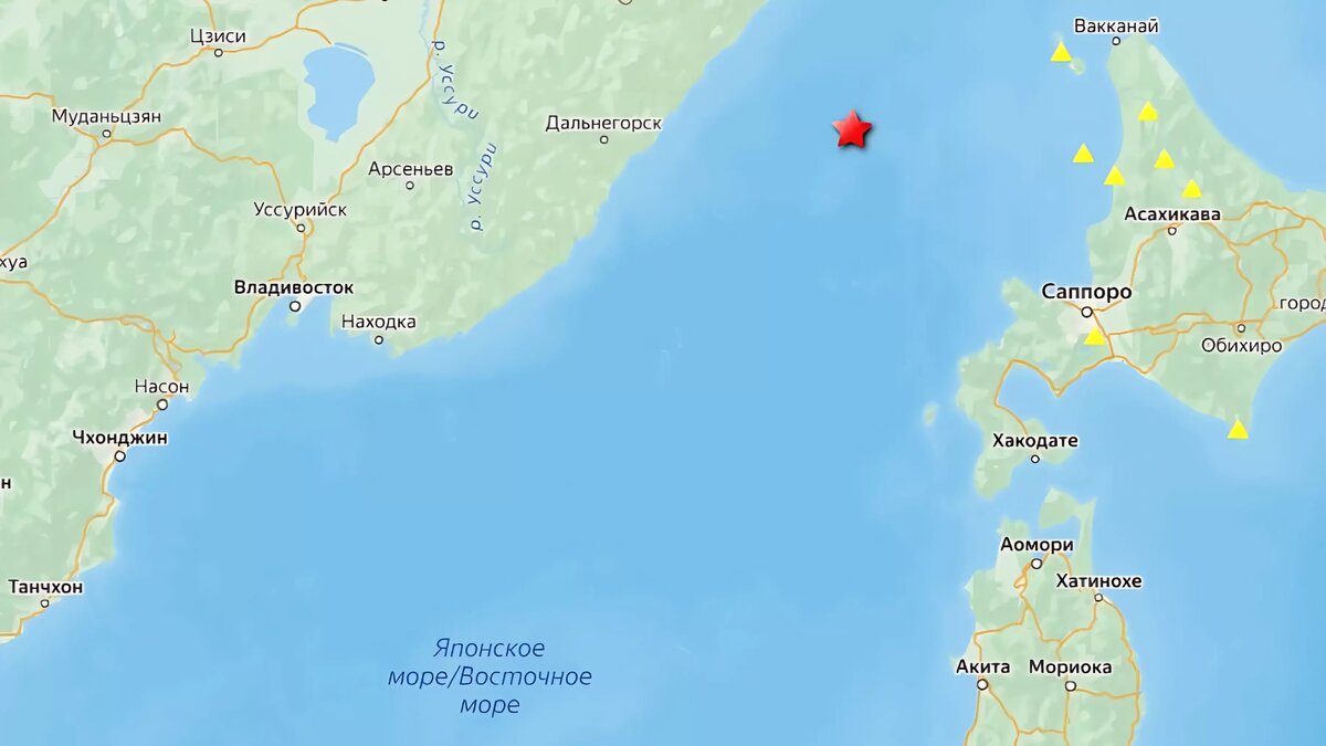     Небольшое землетрясение было зафиксировано этим утром недалеко от Приморья. Каких-либо последствий от подземных толчком в регионе не отмечено.