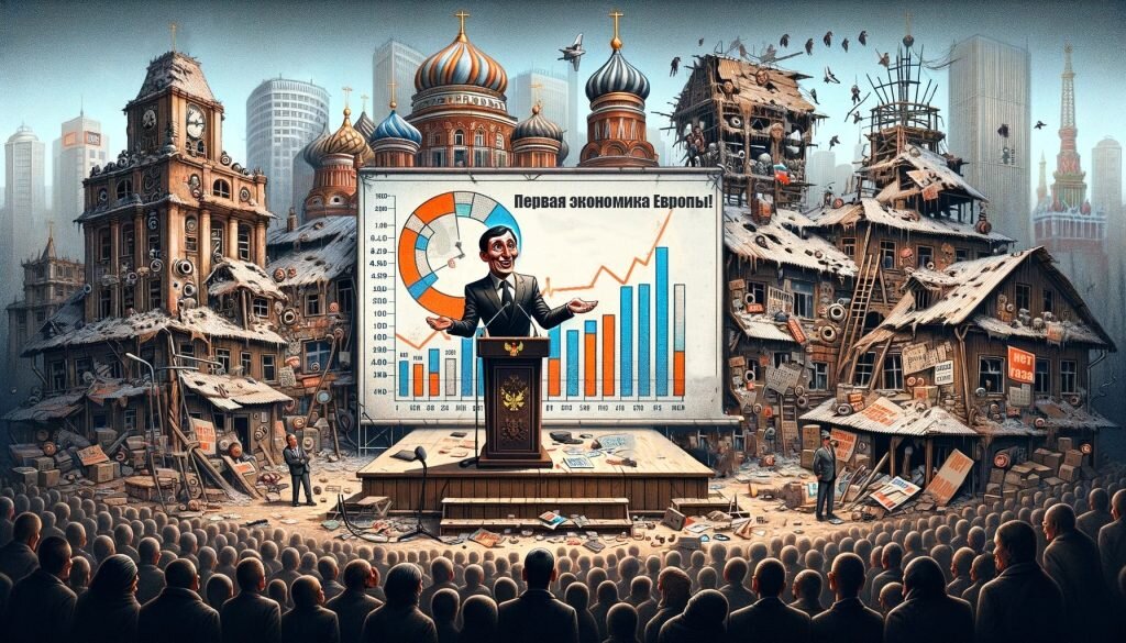 Первая экономика Европы. Авторские права на карикатуру принадлежат медиагруппе "Хакнем" и защищены товарным знаком ®️