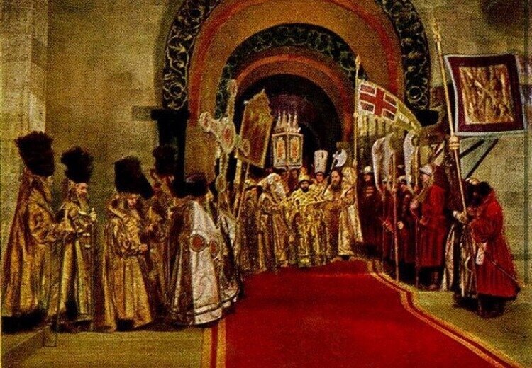 19 декабря 2014 г 1598. "Венчание на царство царя Бориса Годунова.