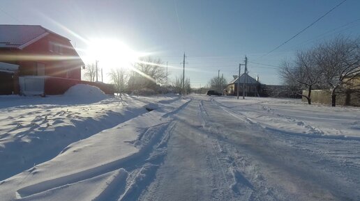 кубань накрыла зима