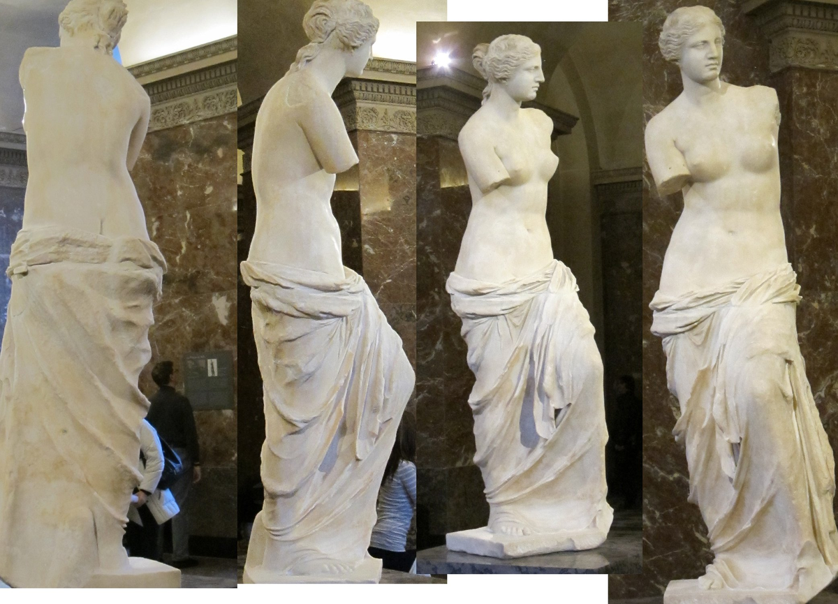 Venus de milo. Статуя Богини Венеры Милосской.