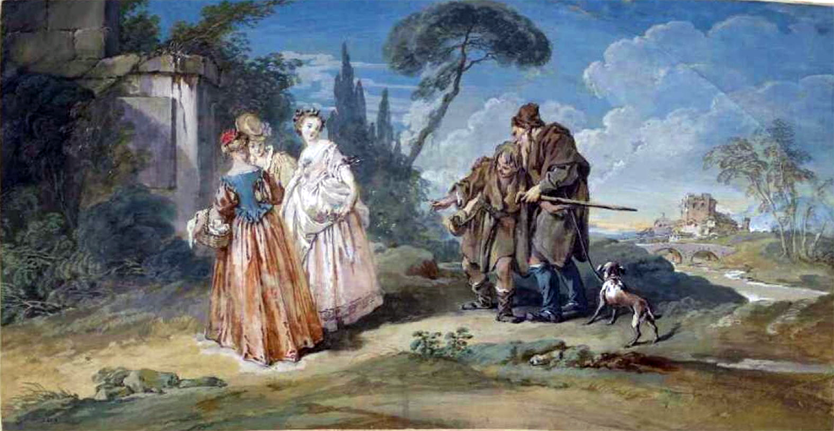 Франсуа Буше. Гусыни брата Филиппе, ок. 1720–28