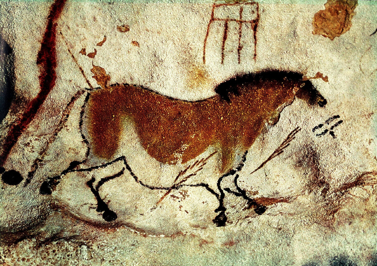 Наскальная живопись из пещеры Наска 
