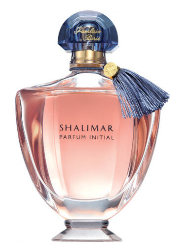 Shalimar Parfum Initial Guerlain — это аромат для женщин, он принадлежит к группе шипровые цветочные. Shalimar Parfum Initial выпущен в 2011 году. Парфюмер: Thierry Wasser. Верхние ноты: Бергамот, Апельсин и Зеленые ноты; средние ноты: Ирис, Пачули, Ветивер, Роза и Жасмин; базовые ноты: Ваниль, Карамель, Бобы тонка и Мускус.