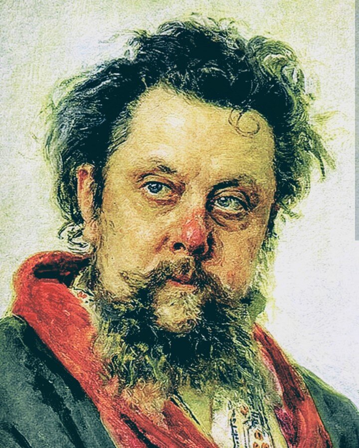 Портрет Модеста Мусоргского. Худ. И. Репин 1881г. Узнав, что Репин пишет портрет композитора, картину сразу купил меценат П. Третьяков.