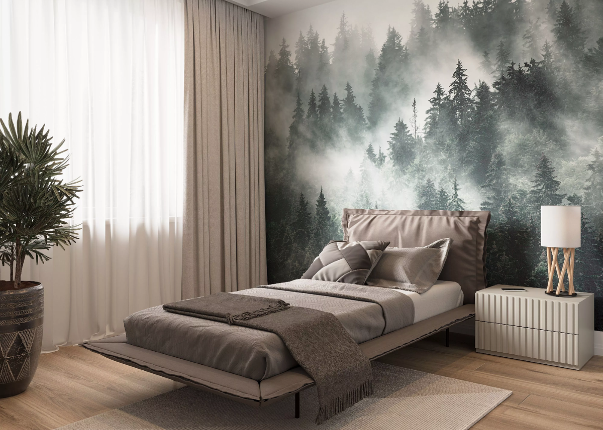 Спальня с кроватью Lazio, серая (арт. 087)