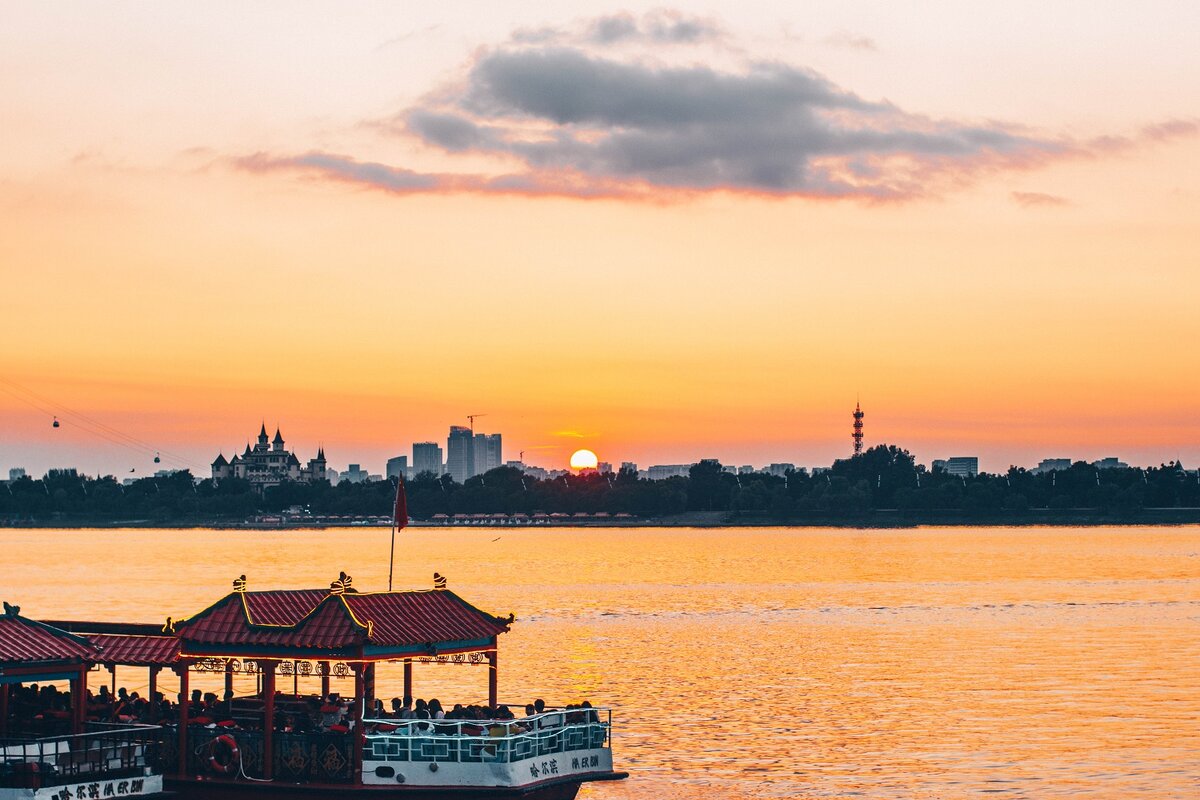 Вид на Харбин реку Сунгари. Фото: Анастасия Черникова 
