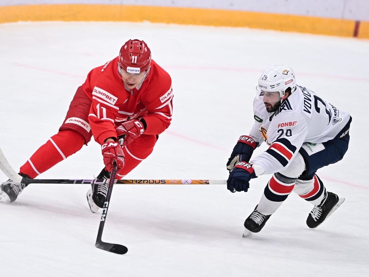    Хоккей. КХЛ. Матч "Спартак" - "Металлург"© РИА Новости / Алексей Филиппов