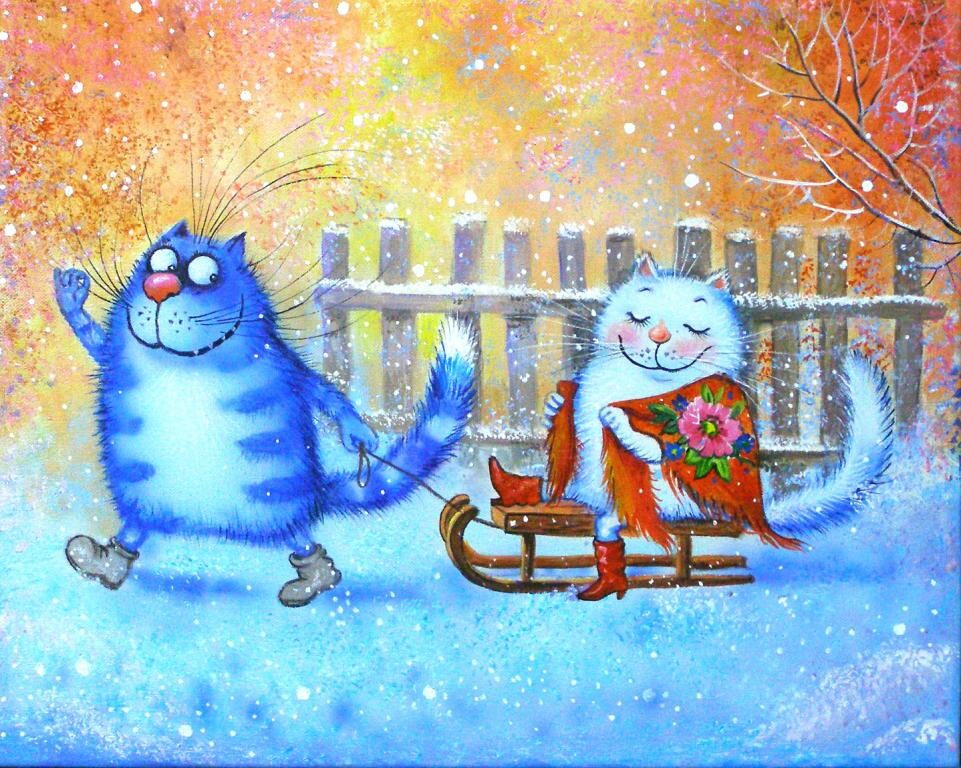 очаровательные коты Рины Зенюк