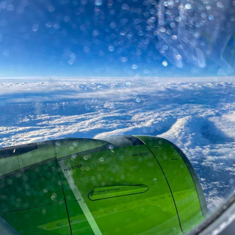 Полет над Кавказом.