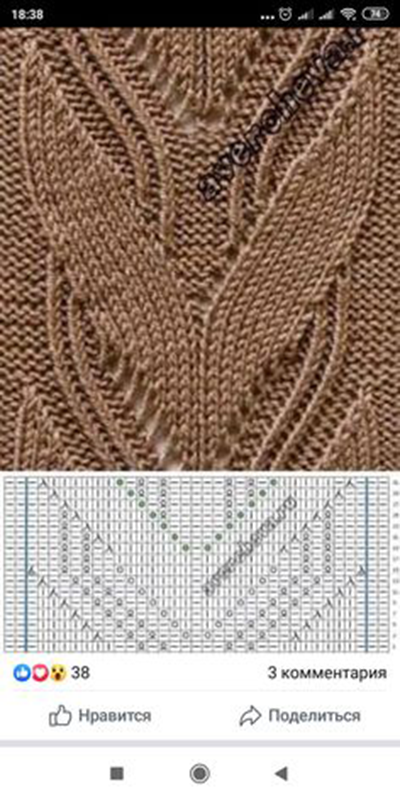 Схема орнамента свитера