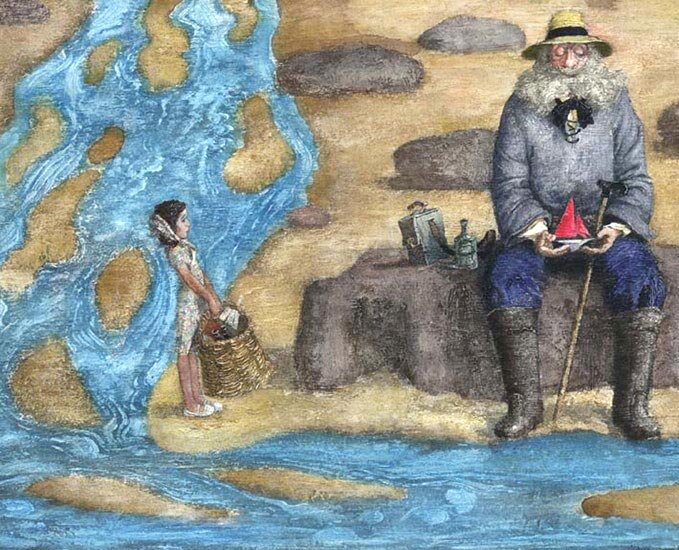 Михаил Бычков. Илл. к повести А. Грина «Алые паруса». 