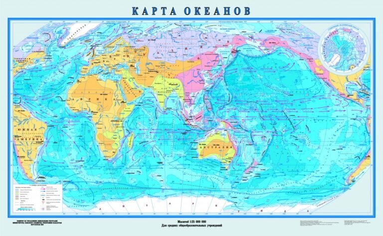 Океаны занимают 67% поверхности планеты.