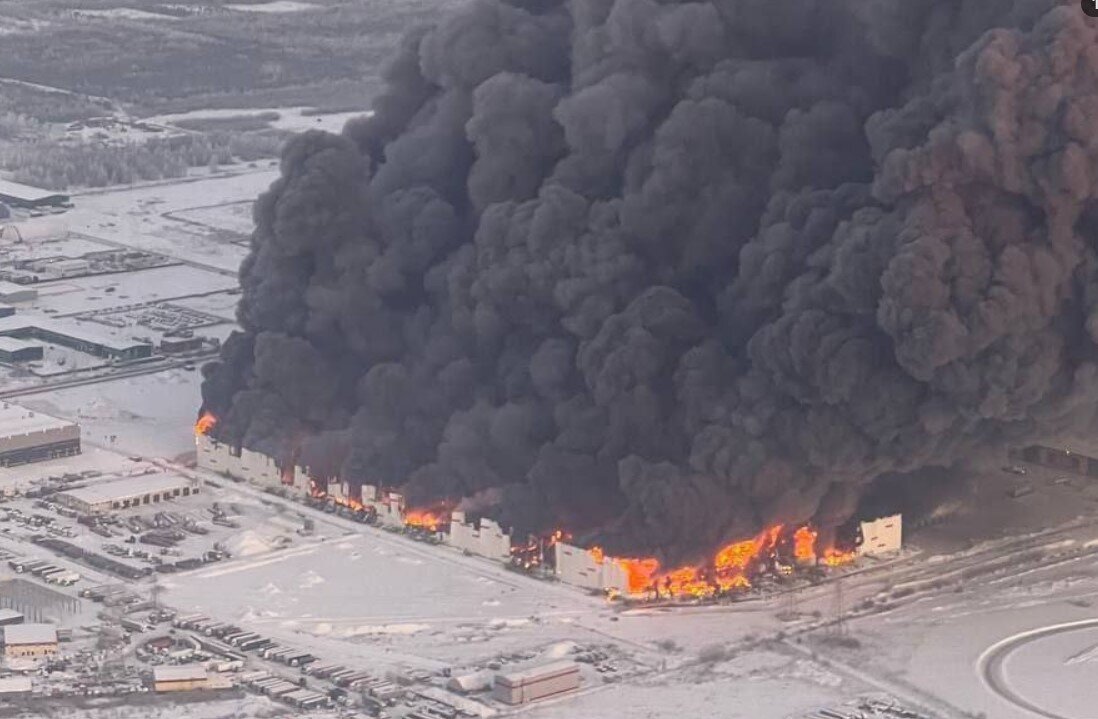 Пожар на складе Вайлдберриз