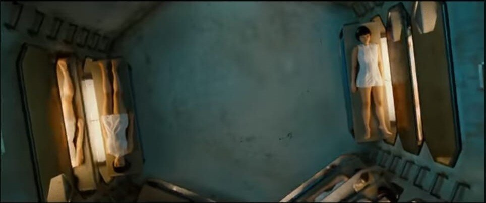 Девушки, выезжающие из своих ячеек.