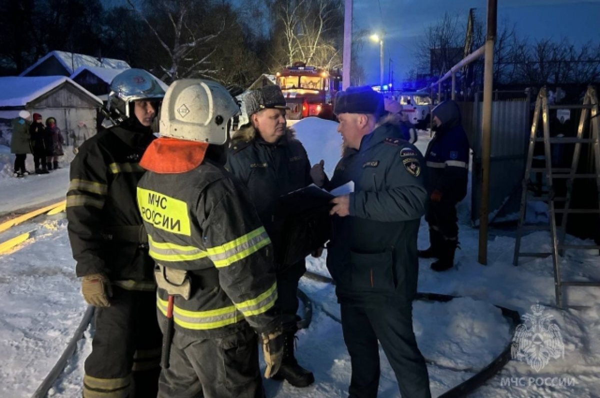    Следком: при пожаре в Чемодановке погибла 73-летняя женщина и два ее внука