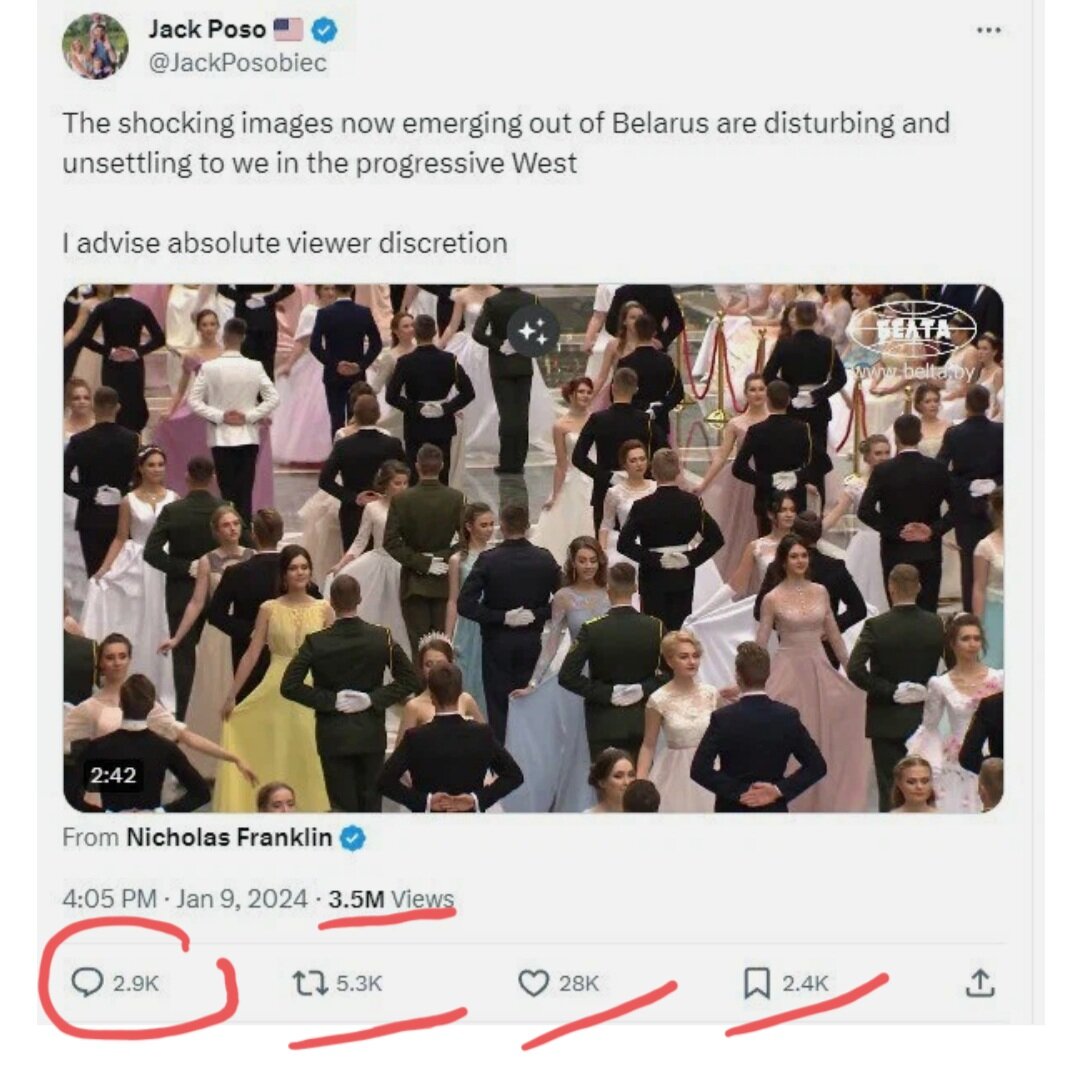 Посмотрите, сколько реакций на видео!