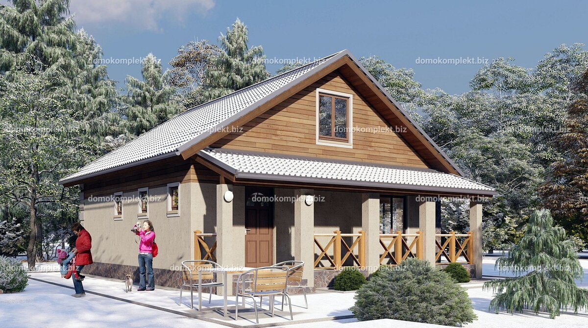 Дом по проекту "Сыктывкар"