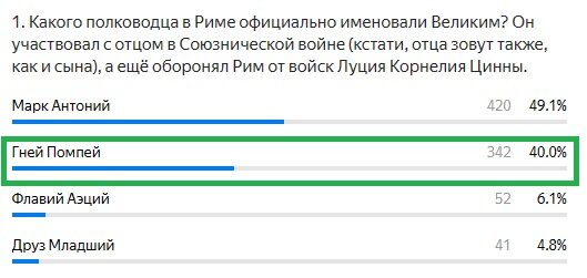 Правильный ответ: Гней Помпей