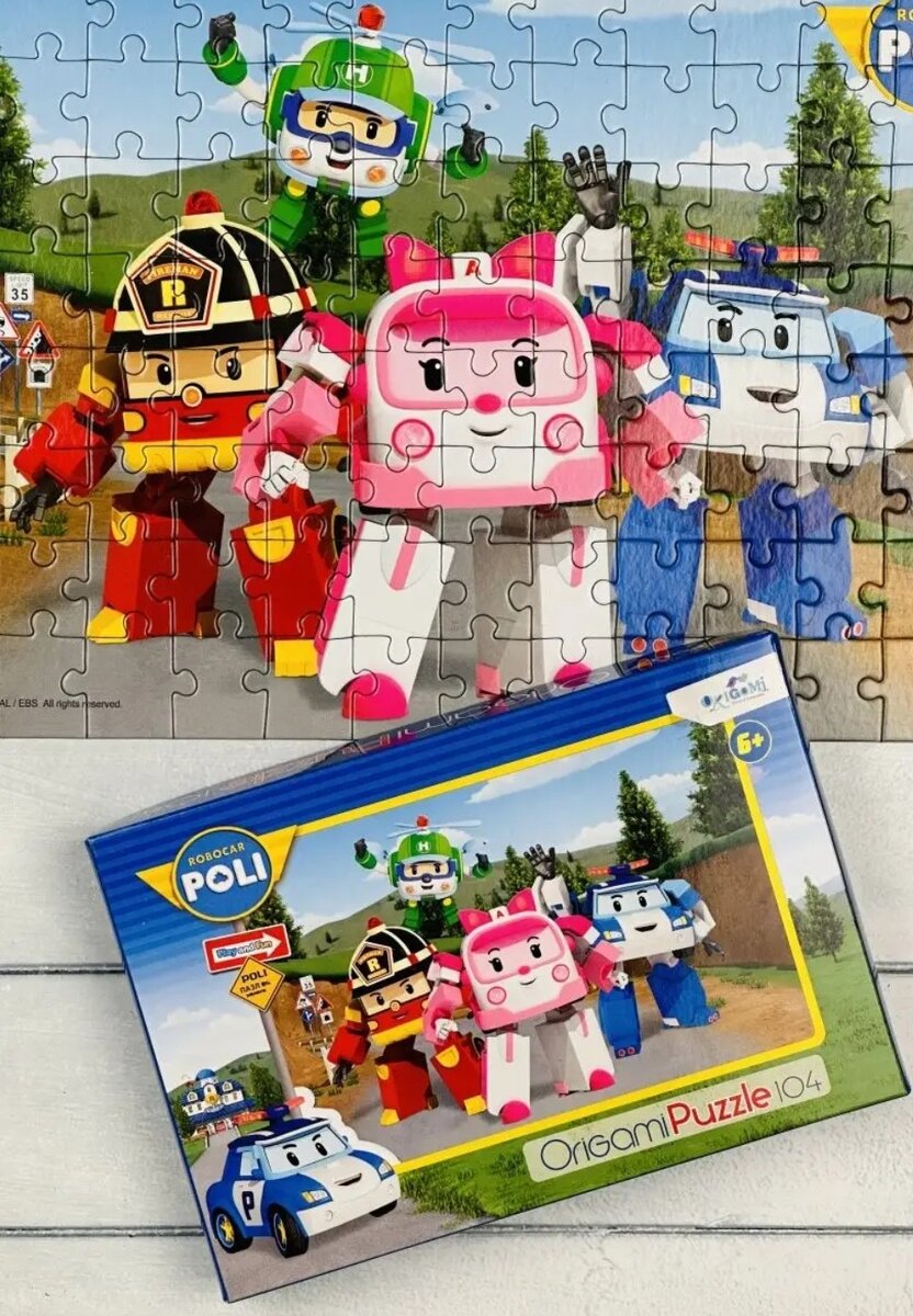 Пазл Робокар Поли и его друзья