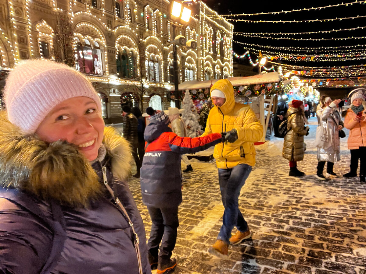 Москва в январе