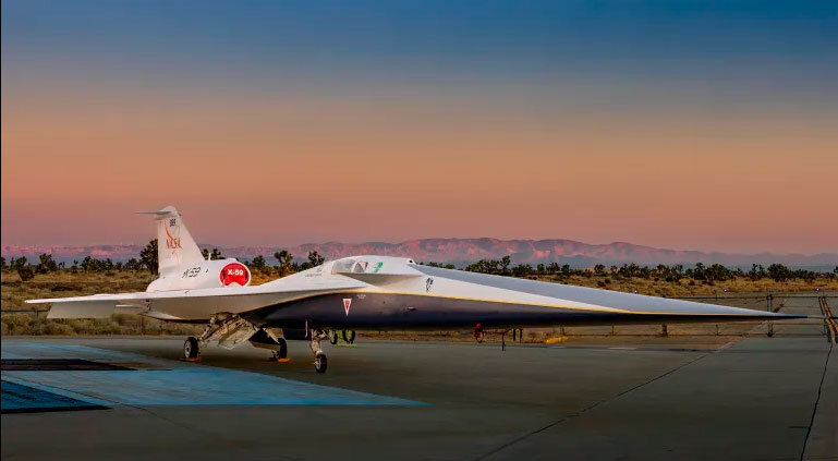 В пятницу НАСА и Lockheed Martin официально представили бесшумный сверхзвуковой самолет агентства X-59.