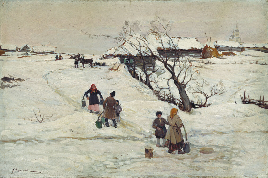 Русский художник на д