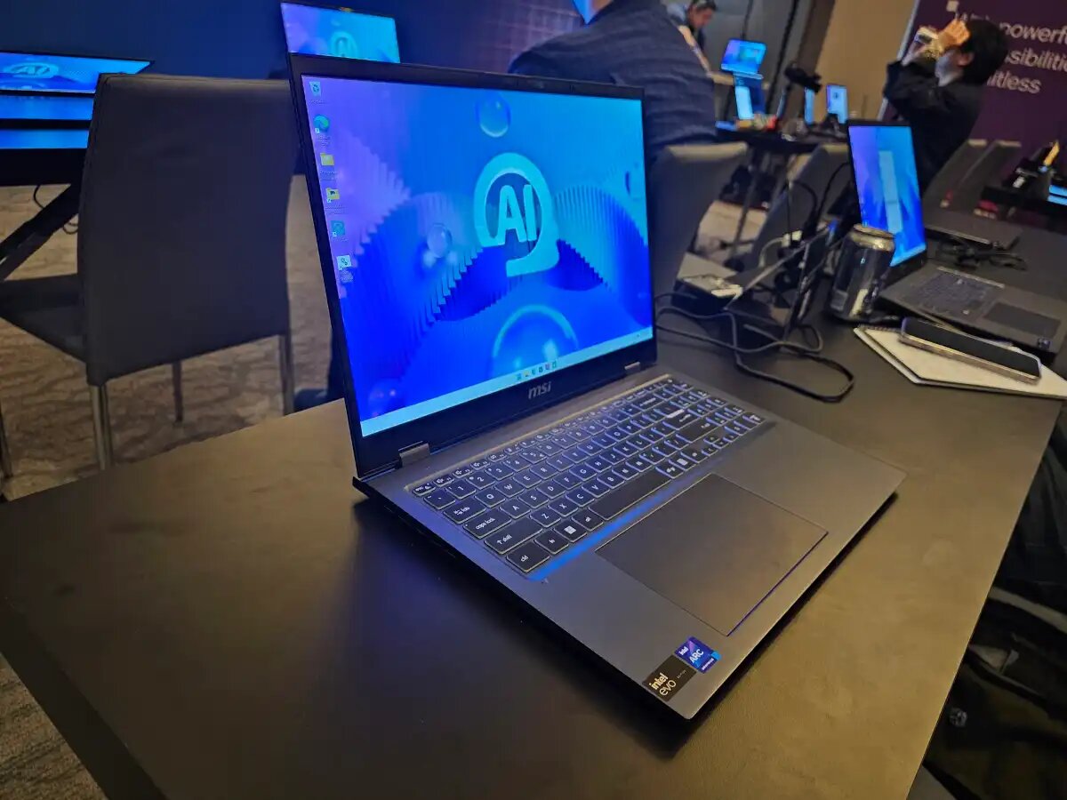 Тестовый стенд Intel Meteor Lake, от MSI.