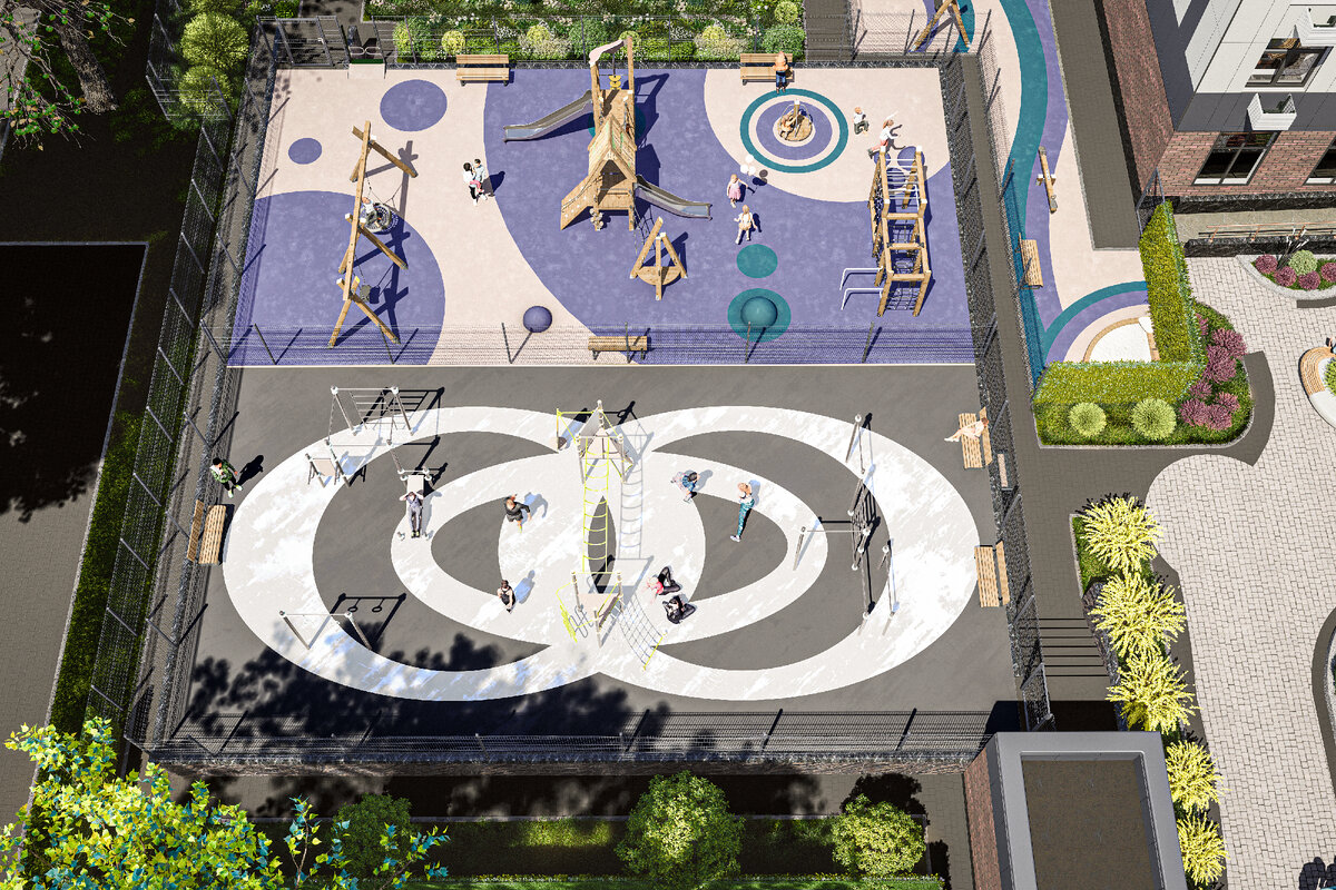 В «Наследие» каждый может провести вечер по-своему: отдохнуть в тишине или найти новых друзей на игровой площадке. 