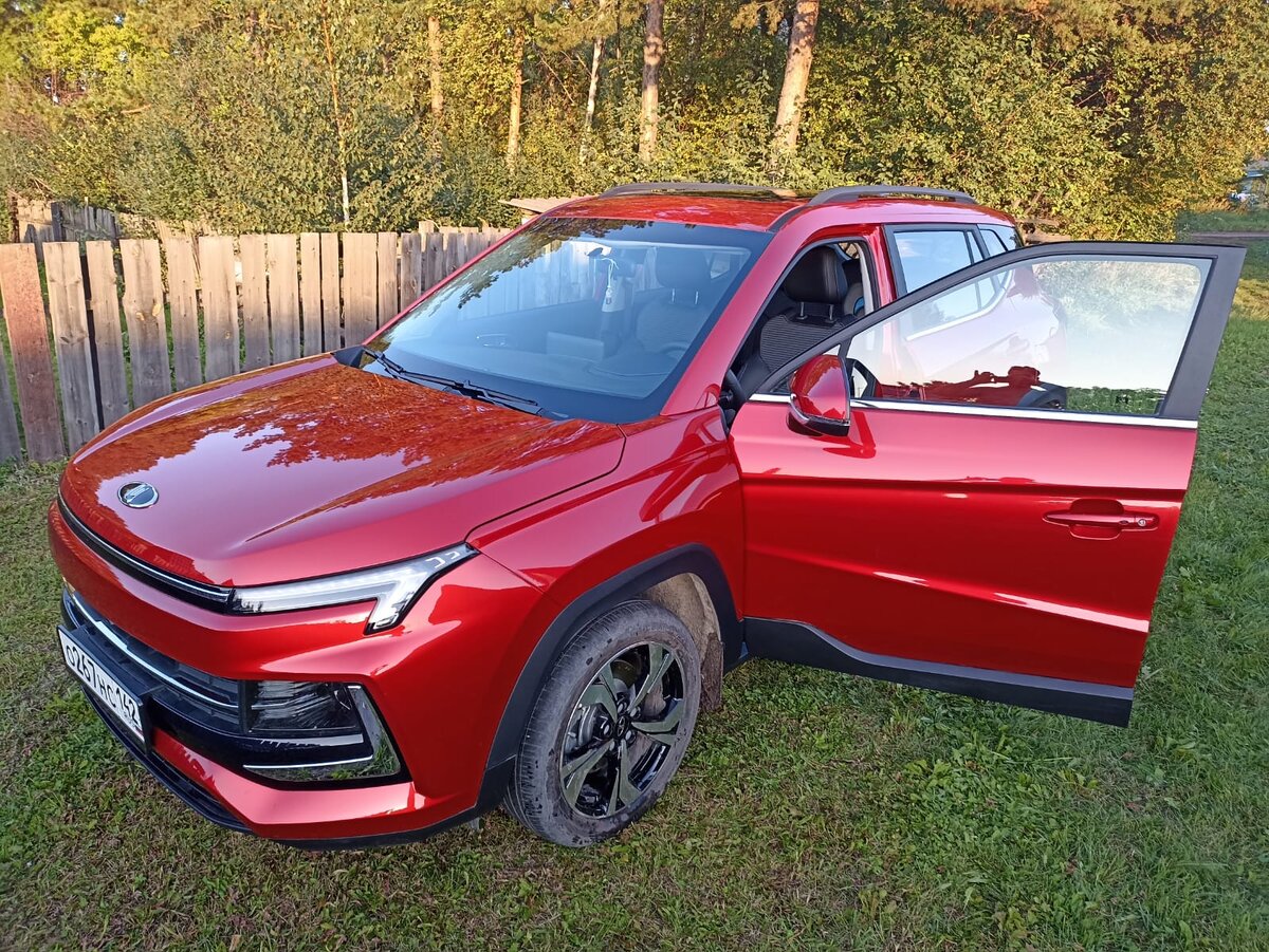 После мойки на заднем дворе