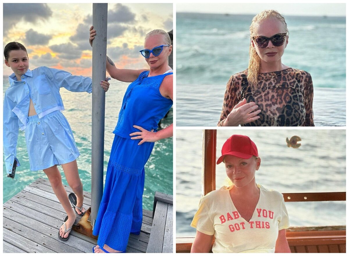 Лариса Долина с внучкой Сашей