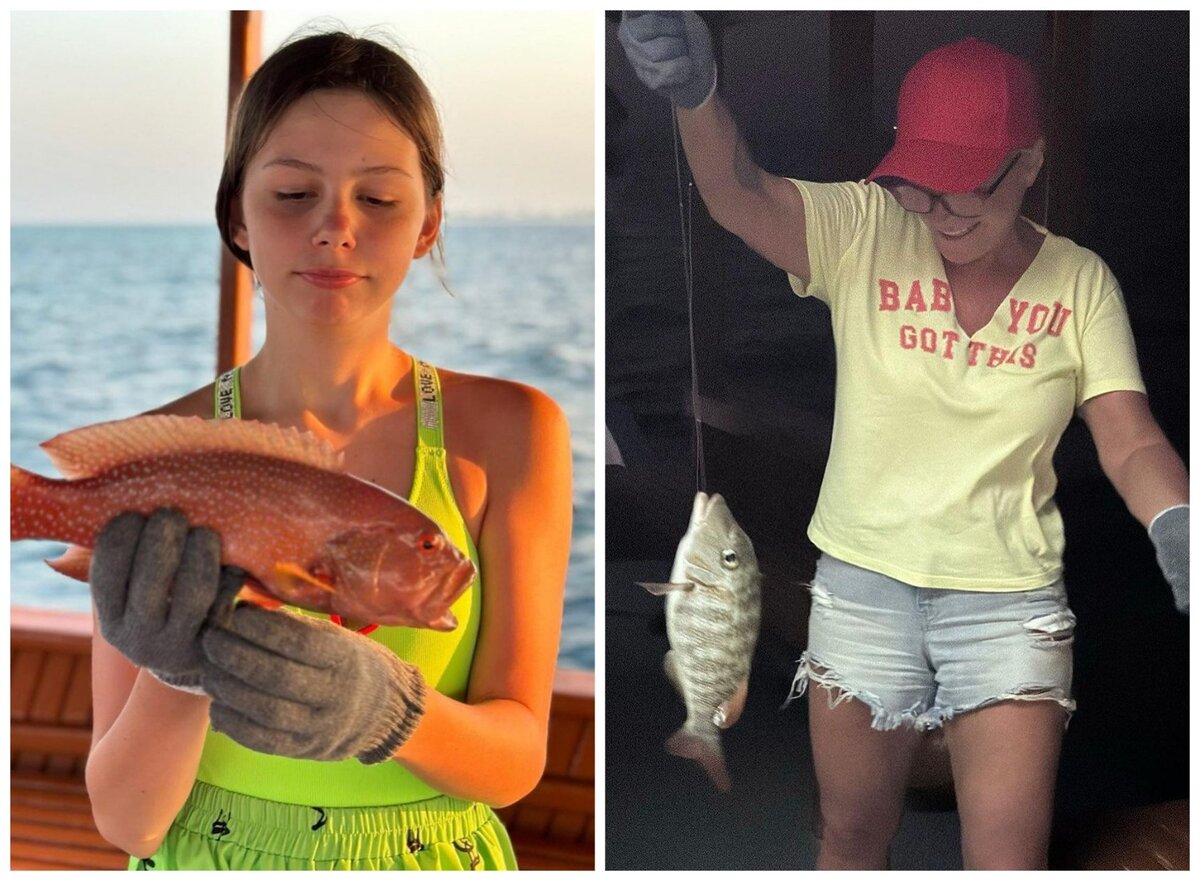 Лариса Долина с внучкой Сашей