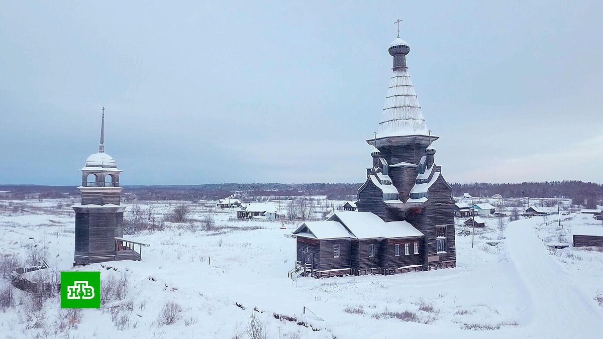 Уникальному 400-летнему храму в Архангельской области грозит разрушение |  НТВ: лучшее | Дзен