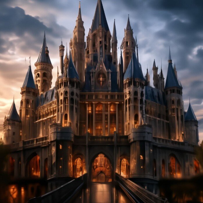 Замок Королевской Академии (нейросеть)