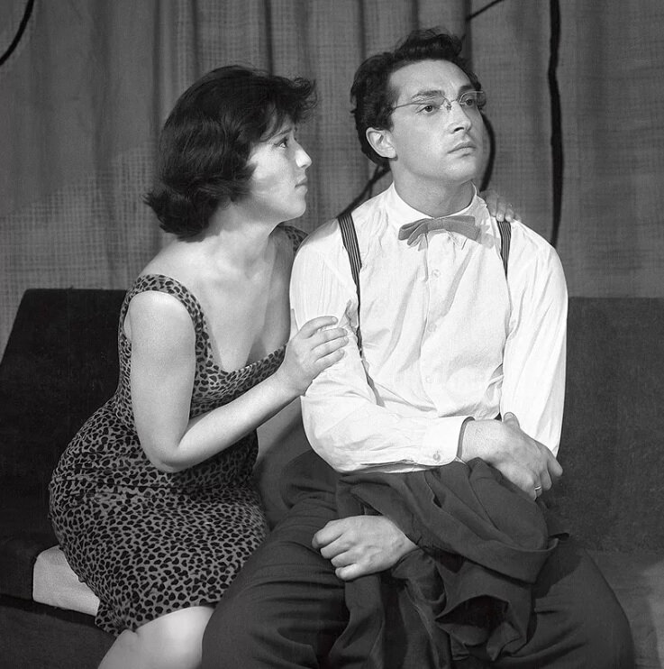 Наталья Архангельская и Михаил Козаков в спектакле театра «Современник» «Третье желание», 1960
