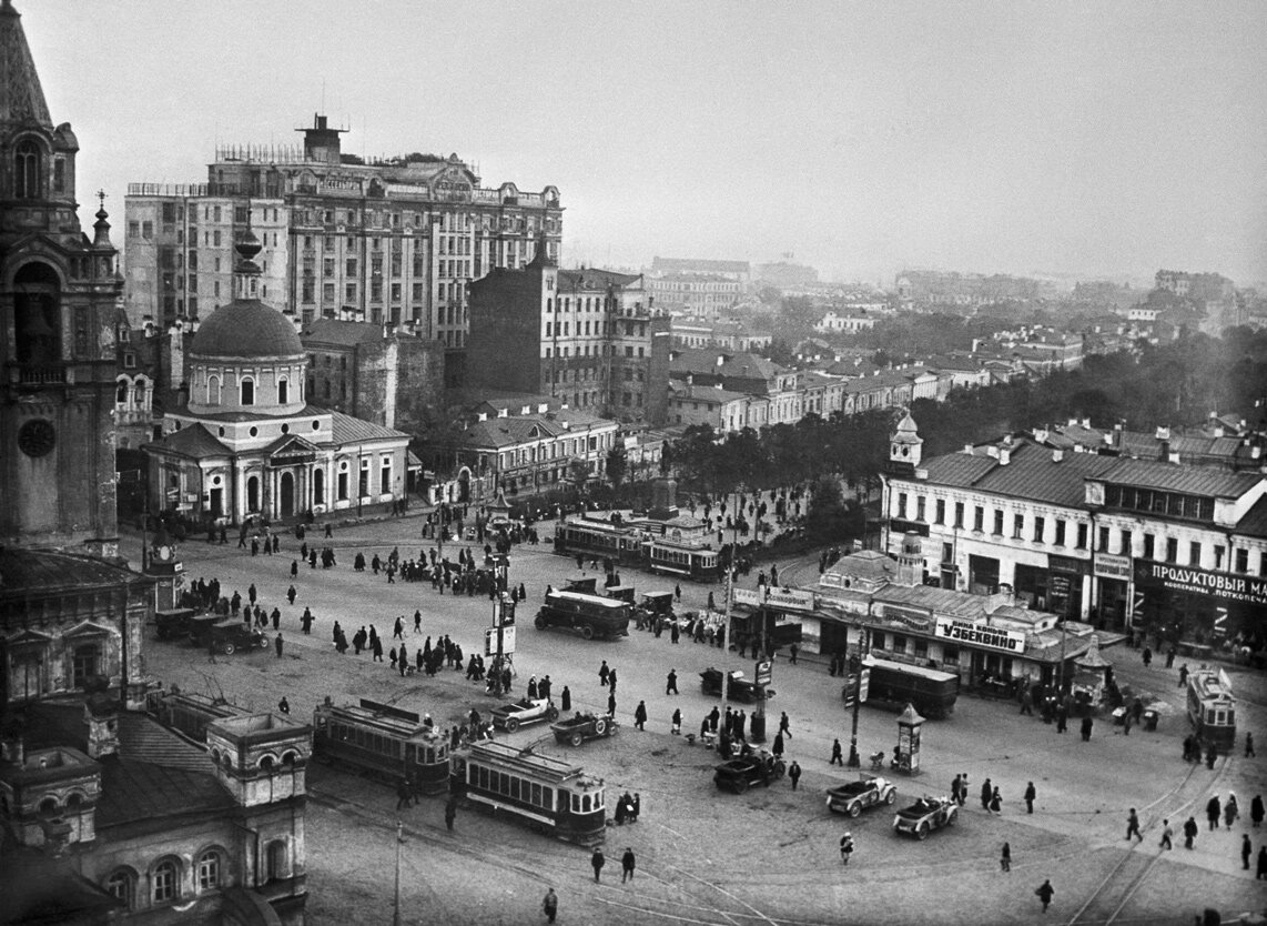 Москва. Пушкинская площадь. 1920-е годы.