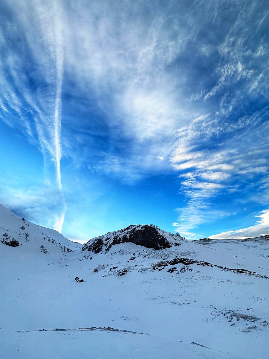 Сначала погода в горах была хорошая