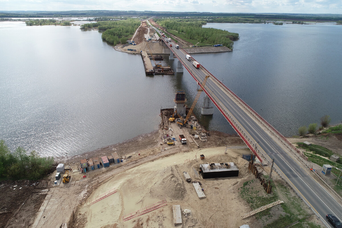 © Росавтодор / rosavtodor.gov.ru / CC BY 4.0 (Строительство моста, лето 2020 г.)