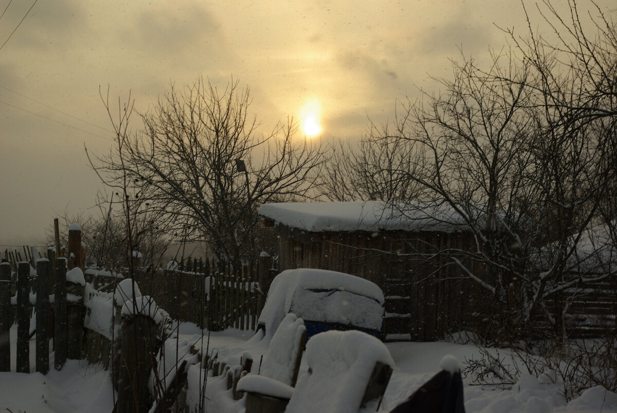 Зимнее солнце