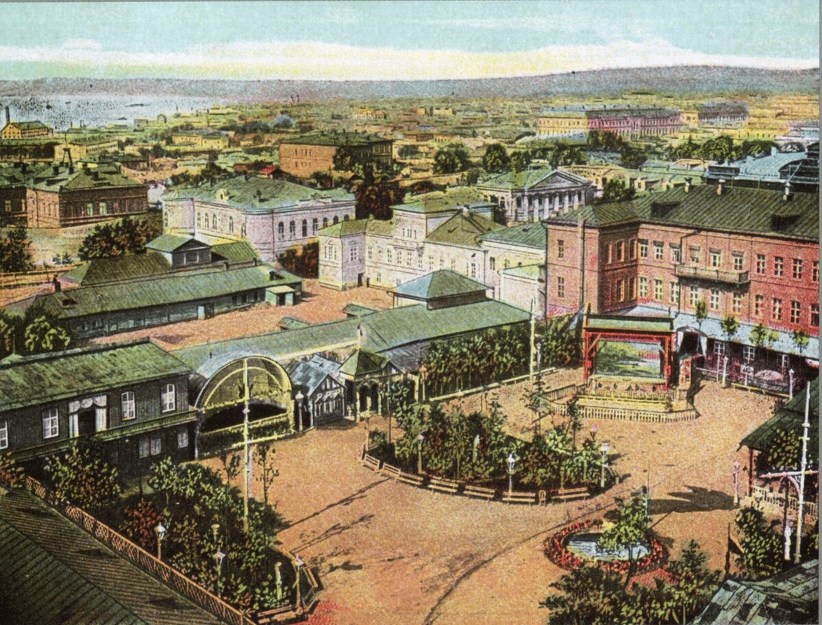 Частный театр Очкина - развлекательный центр Саратова начала 20 века.