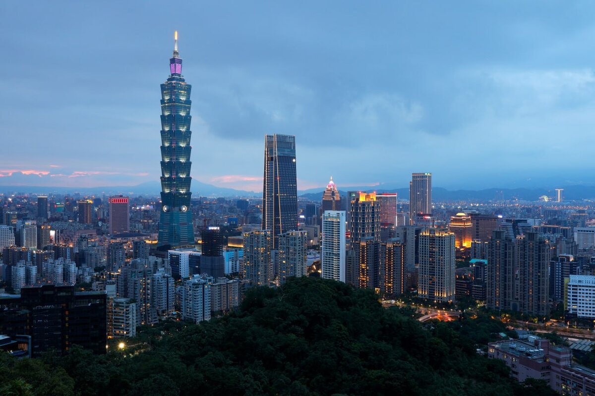 Вид на Тайбэй 