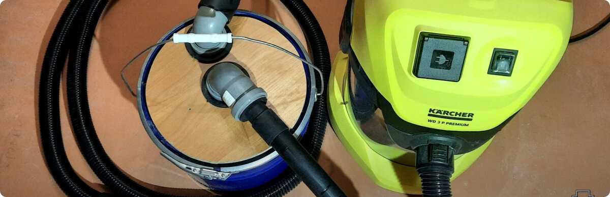 Циклон для пылесоса из металлического ведра