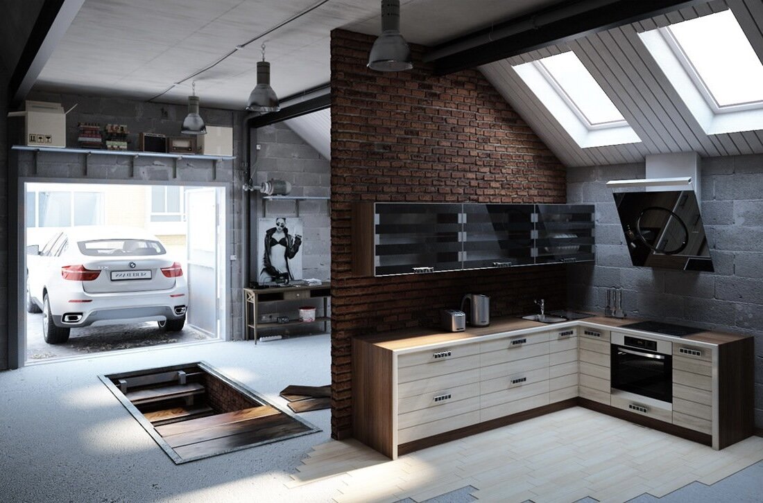 Квартира в гараже. Фото: Design Pibig