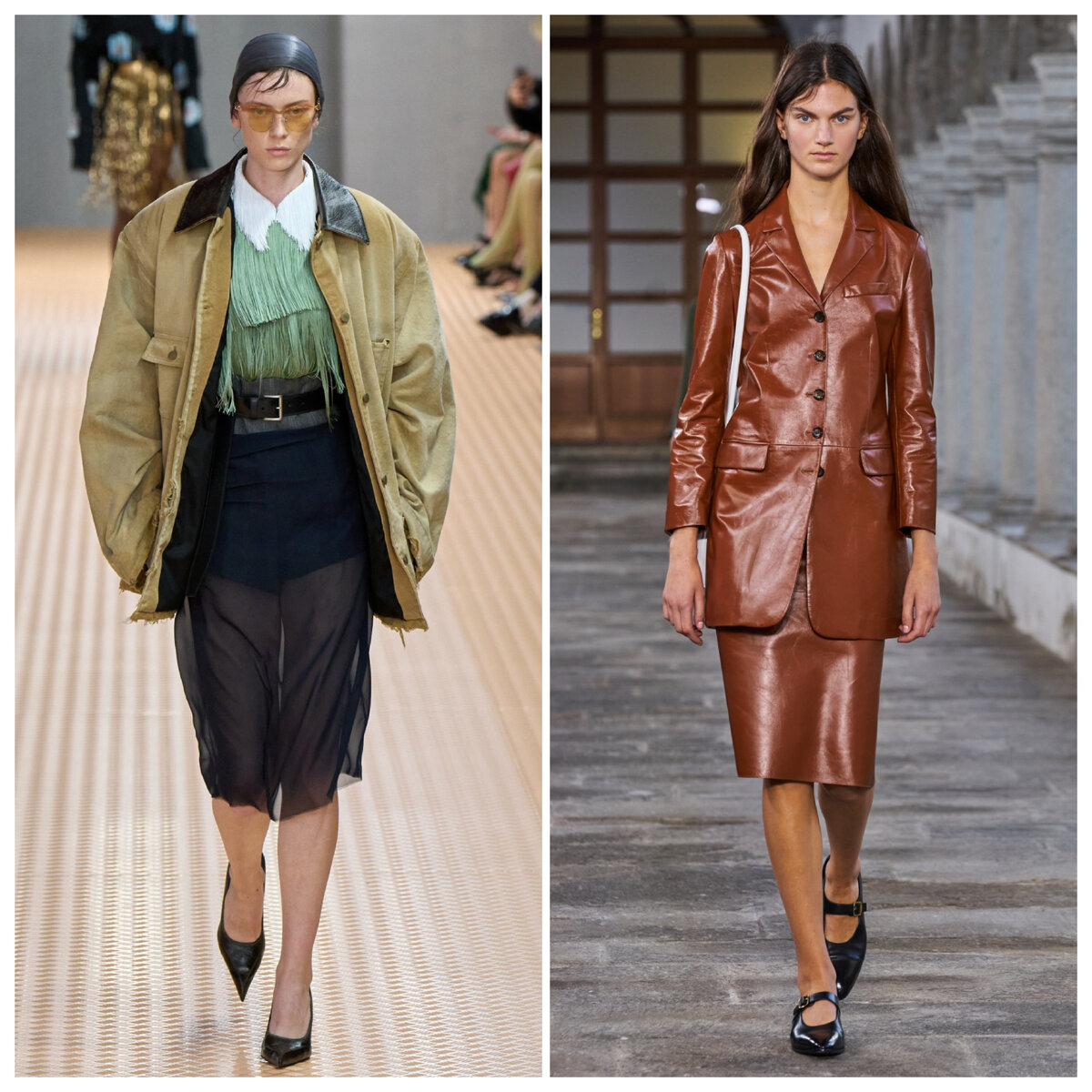 фото Vogue Ranway, коллекции весна-лето 2024, коллаж оставлен автором