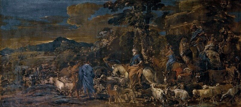 "Исход евреев из Египта", Гаэтано Марториелл, 1700-1710.