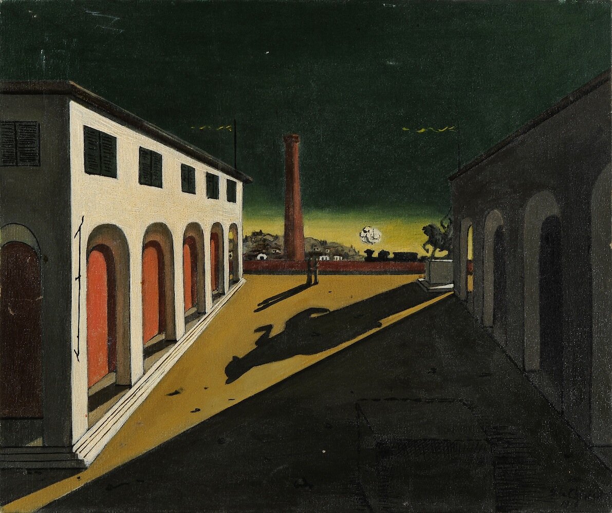 Джорджо де Кирико. Пьяцца д'Италия. 1916 г.