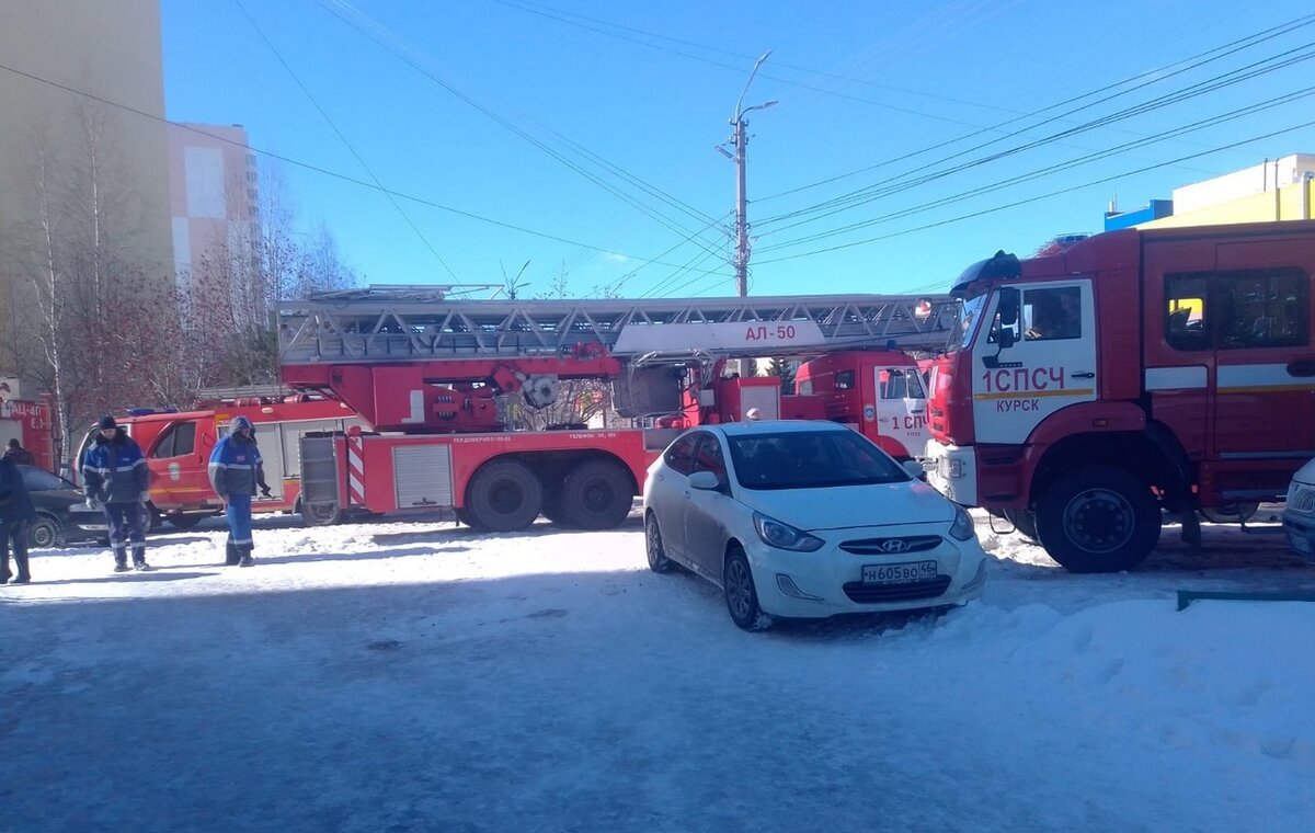    В Курске горела квартира на улице Дзержинского