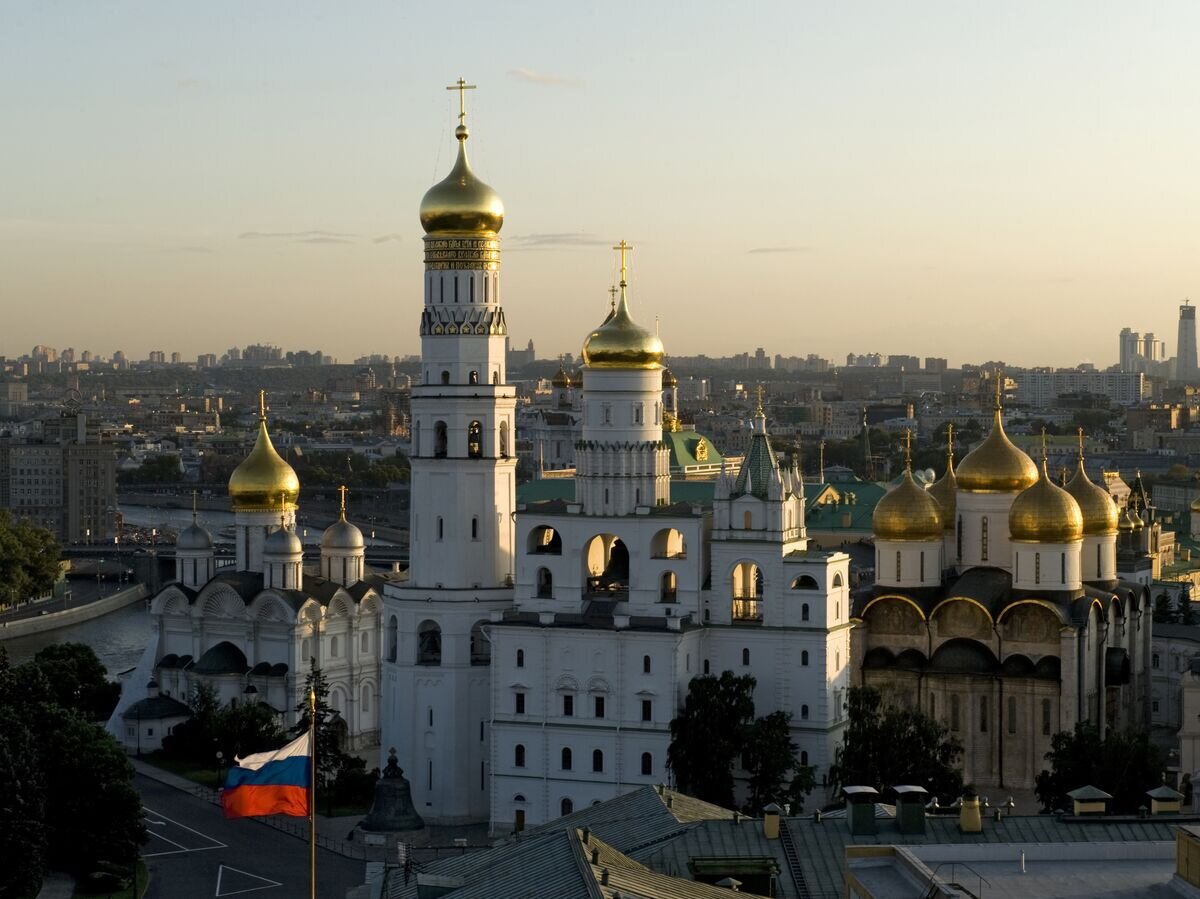    Вид на Москву со Спасской Башни© РИА Новости / Сергей Гунеев