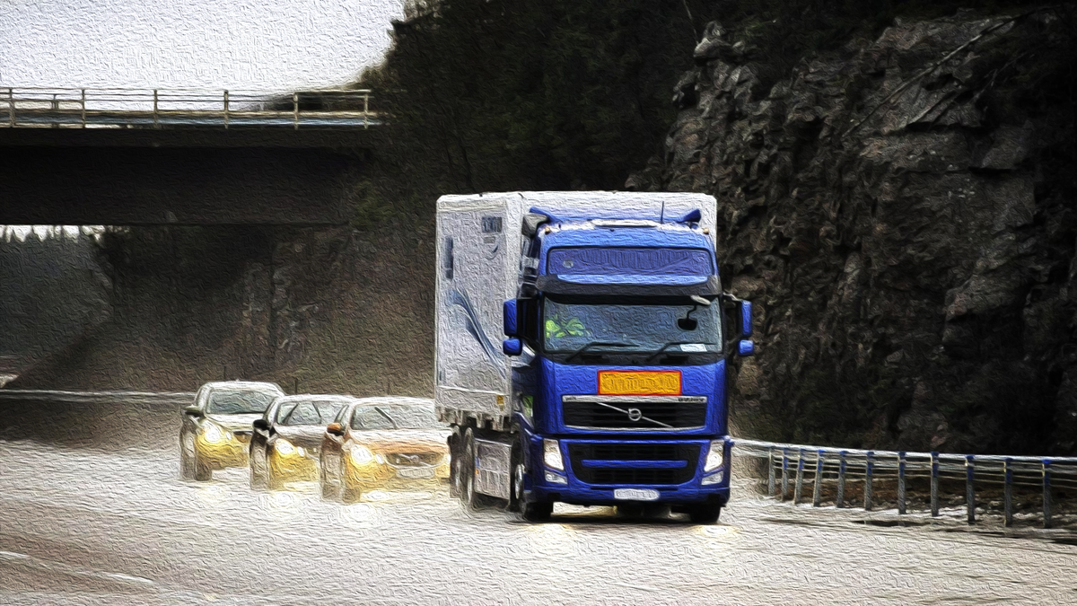 Как работает воздушный карман на дороге