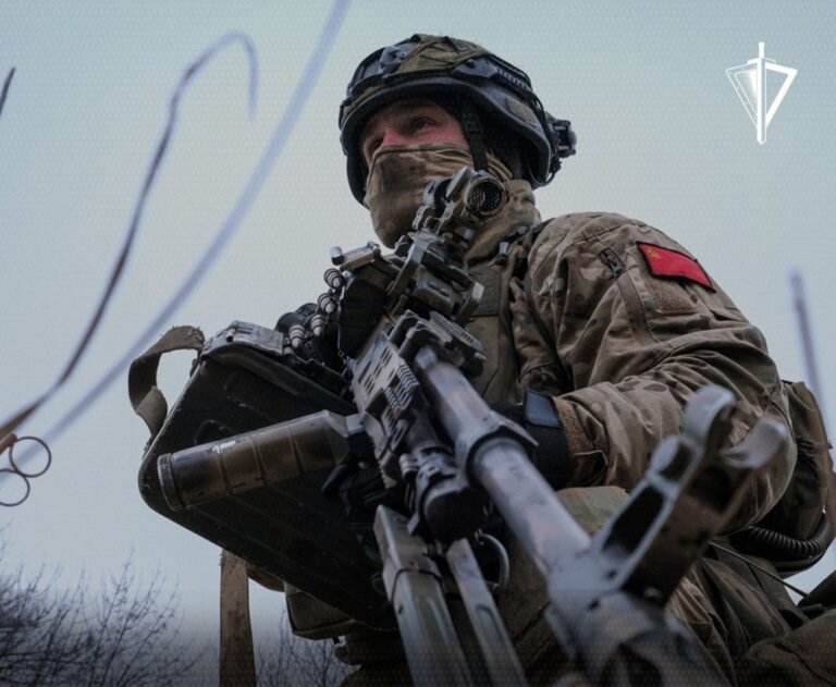 Пулеметчик подразделения спецназа Росгвардии Фото: @ok_spn